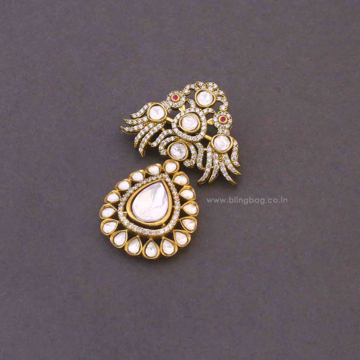 Golden Swarna Jyoti Brooch