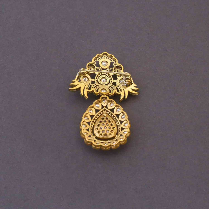 Golden Swarna Jyoti Brooch