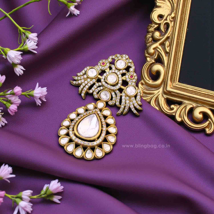 Golden Swarna Jyoti Brooch