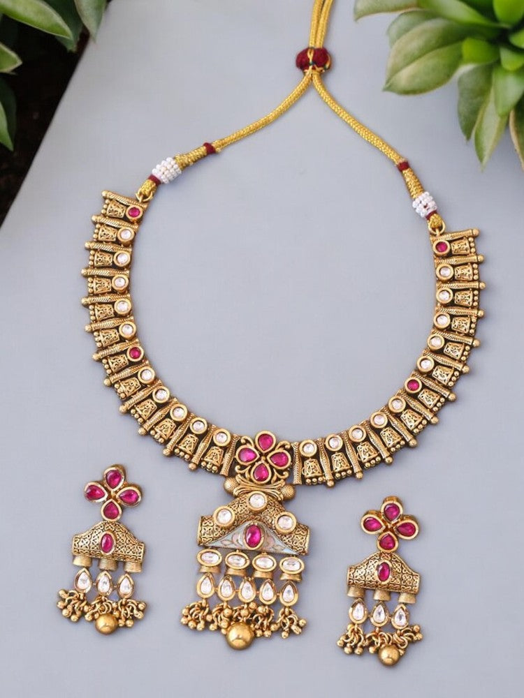 Golden Swarnanjali Rajwadi Set