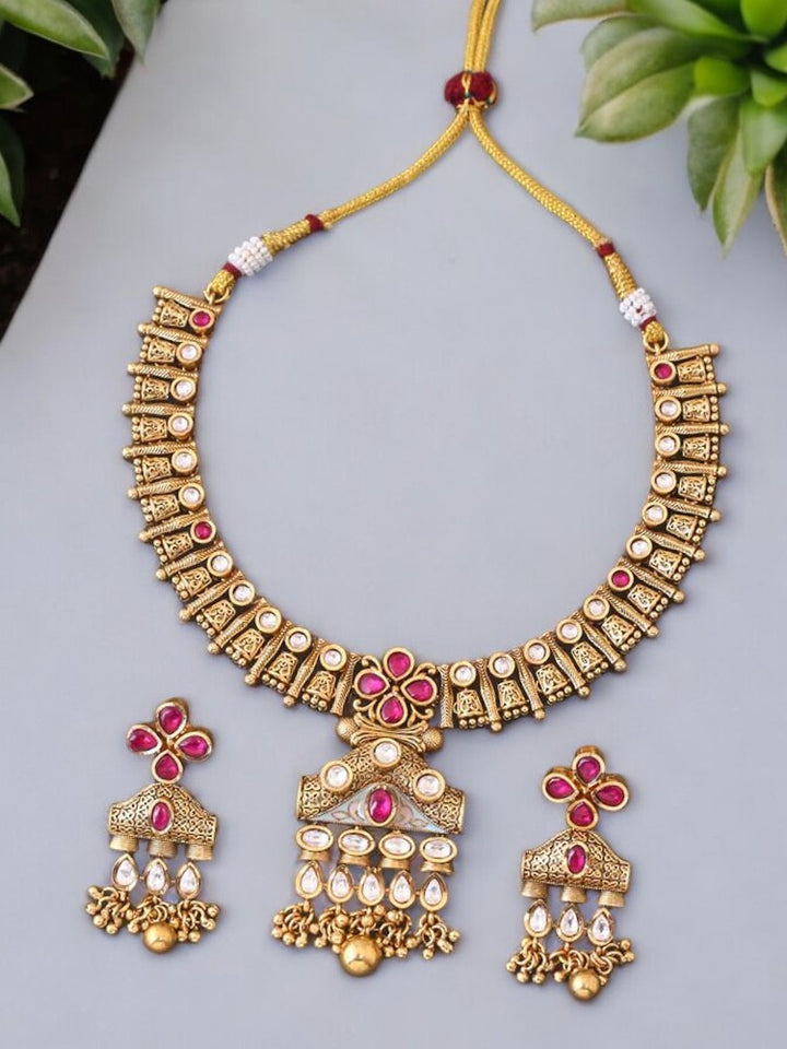 Golden Swarnanjali Rajwadi Set