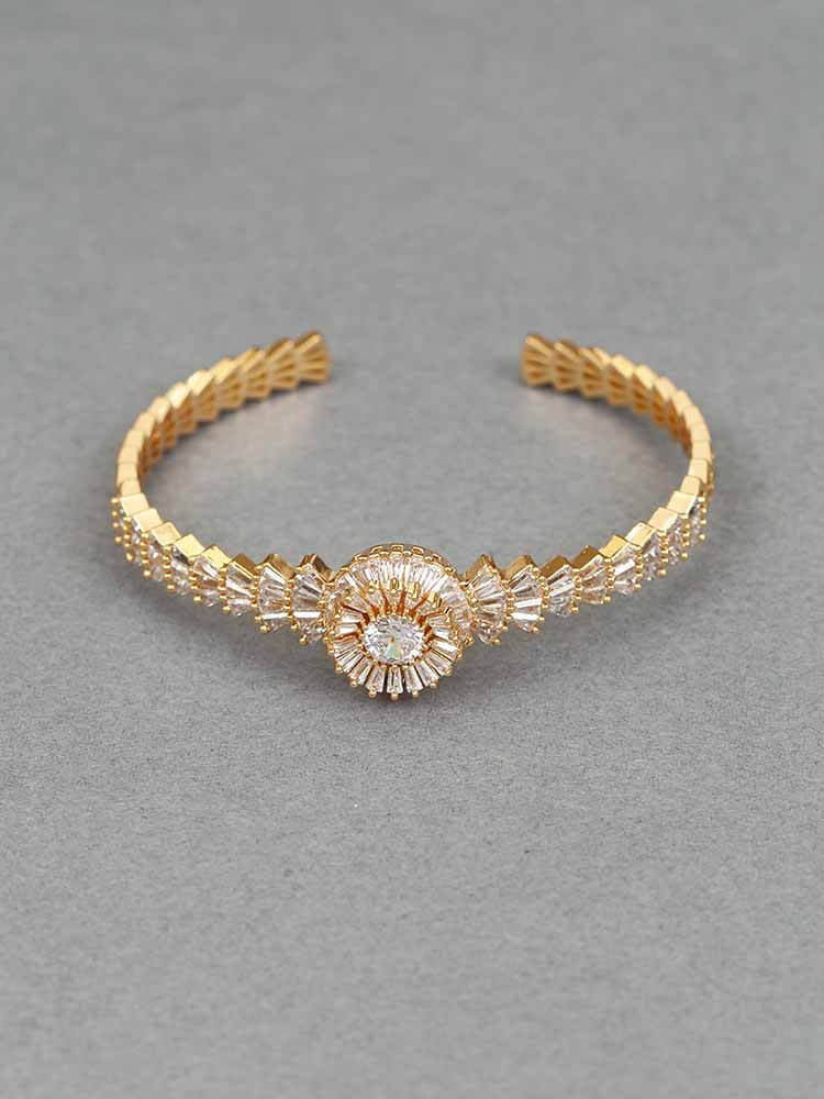 Golden Sybill Zirconia Bracelet