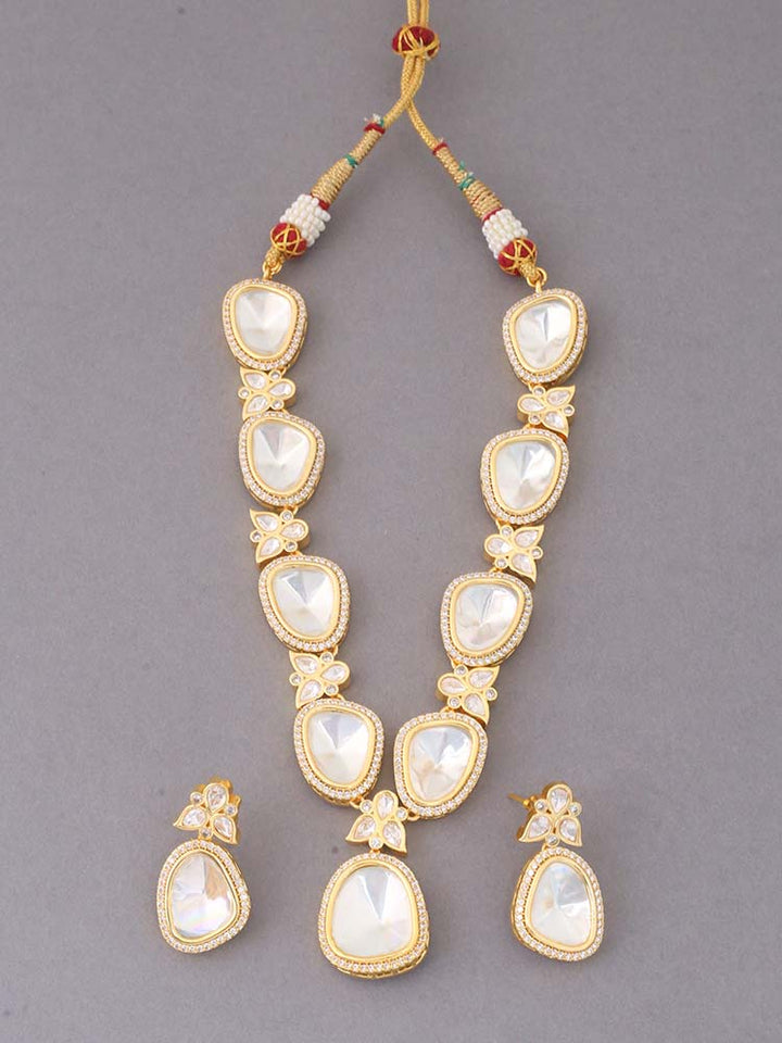 Golden Terah Zirconia Jewellery Set