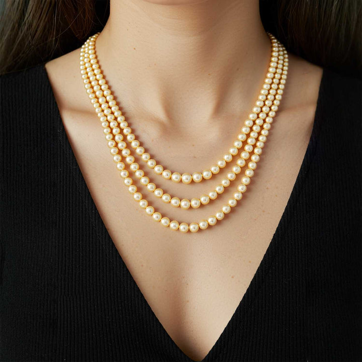 Golden Thalora Antique Jewellery Set - New Arrival