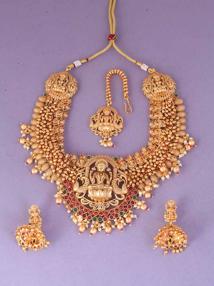 Golden Thea Bridal Jewellery Set