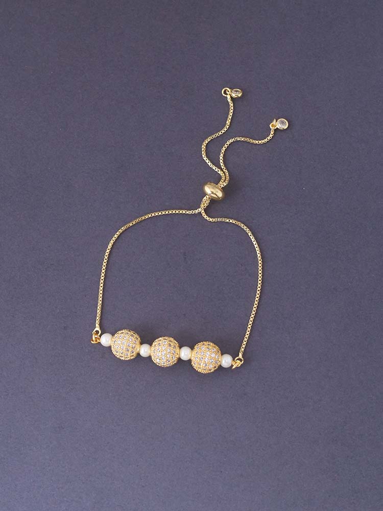 Golden Timnah Mangalsutra Bracelet