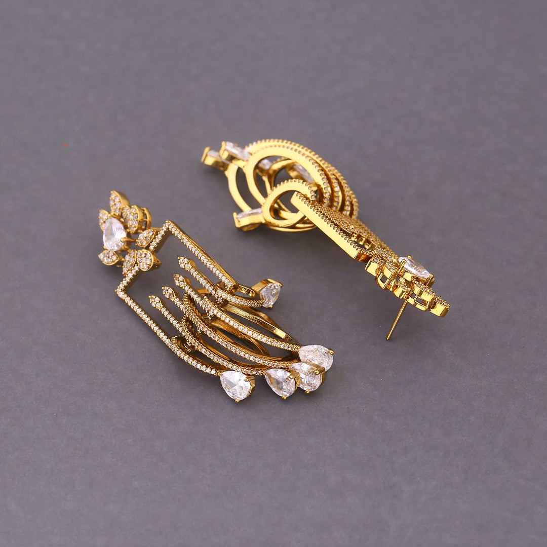 Golden Trisha Victorian Danglers