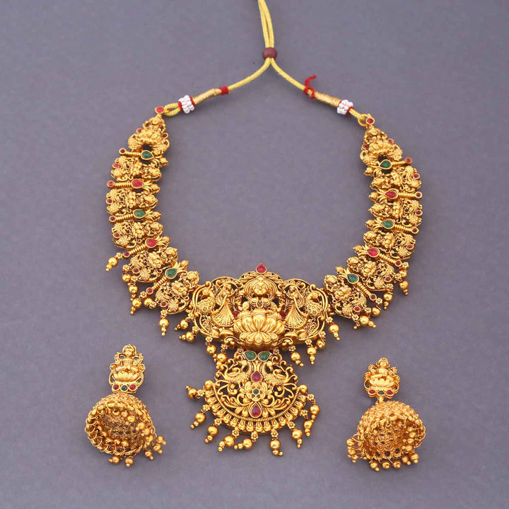 Golden Tulasyaa Bridal Temple Jewellery Set - New Arrival