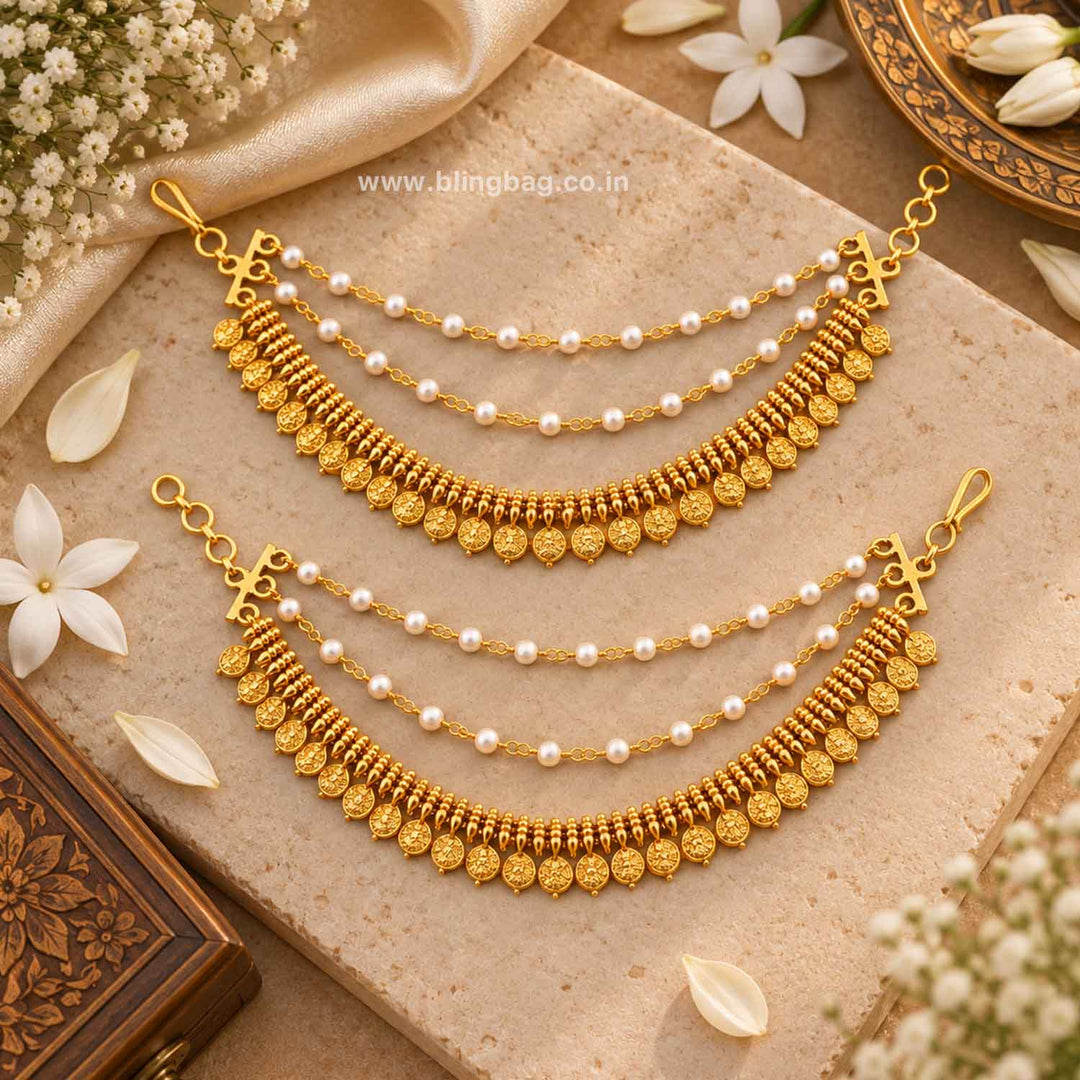 Golden Umaini Antique Ear Chain