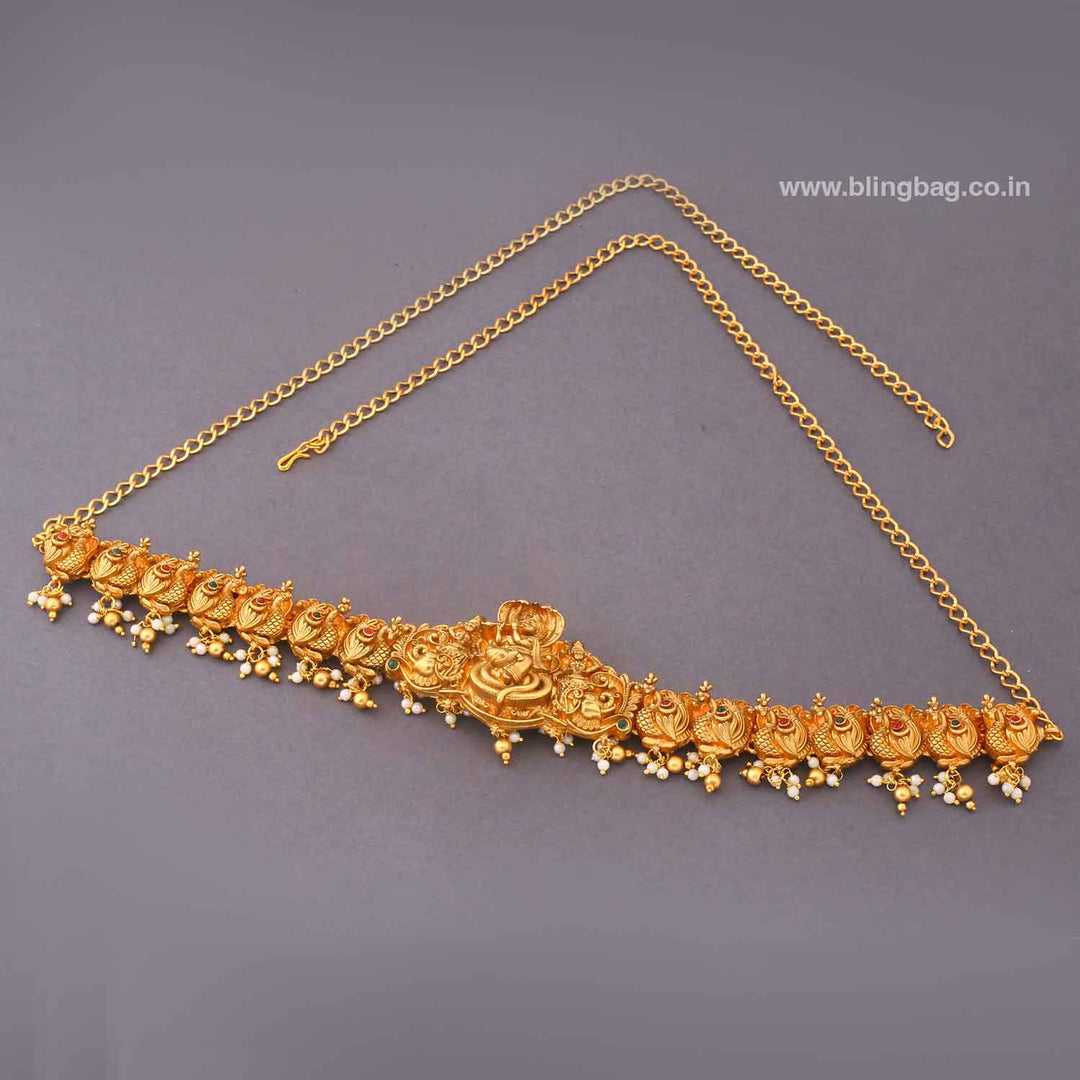 Golden Umita Temple Waist Belt