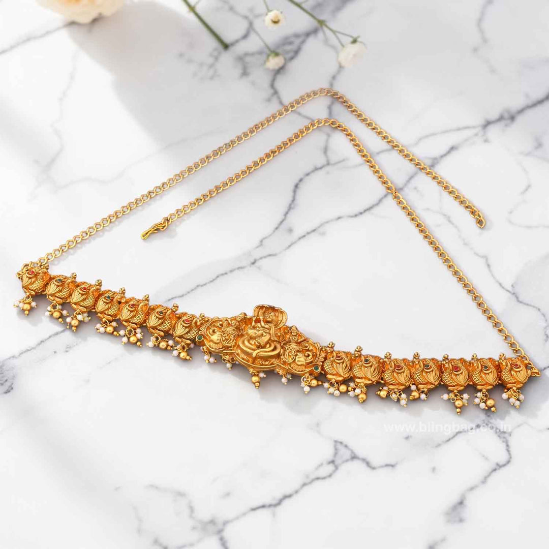 Golden Umita Temple Waist Belt