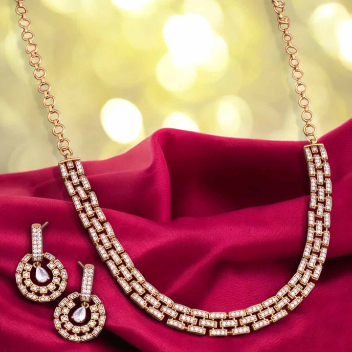 Golden Umnaa Antique Jewellery Set-New Arrival