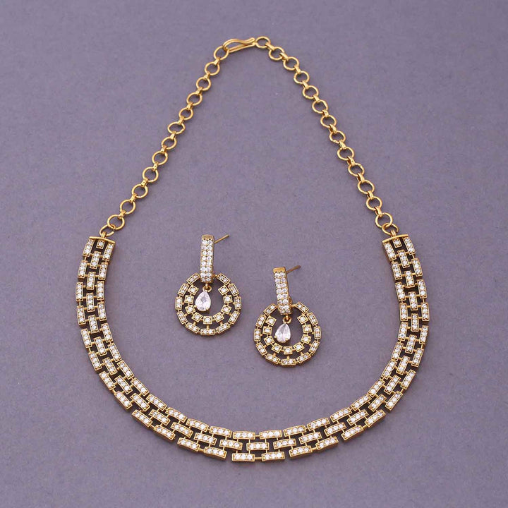 Golden Umnaa Antique Jewellery Set-New Arrival