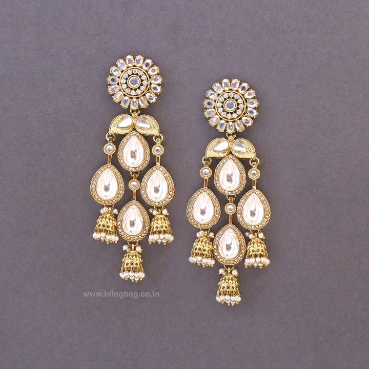 Golden Urja Jhumkis