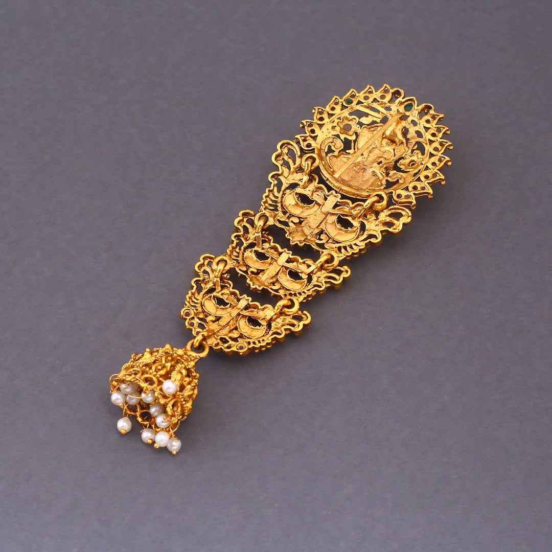 Golden Varashni Temple Hair Chooti