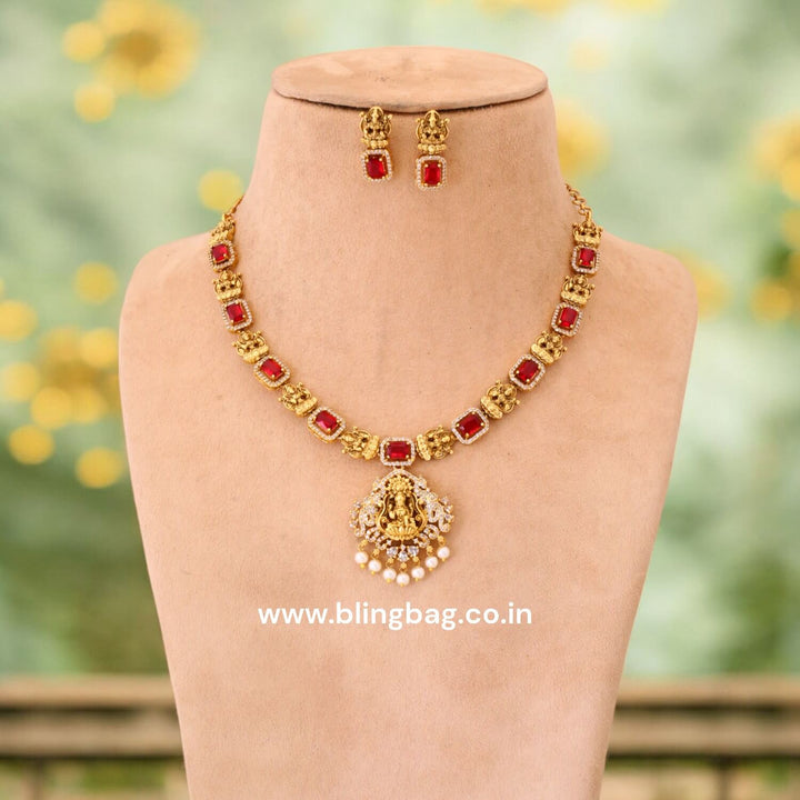 Rani Viruda Temple Jewellery Set - New Arrival