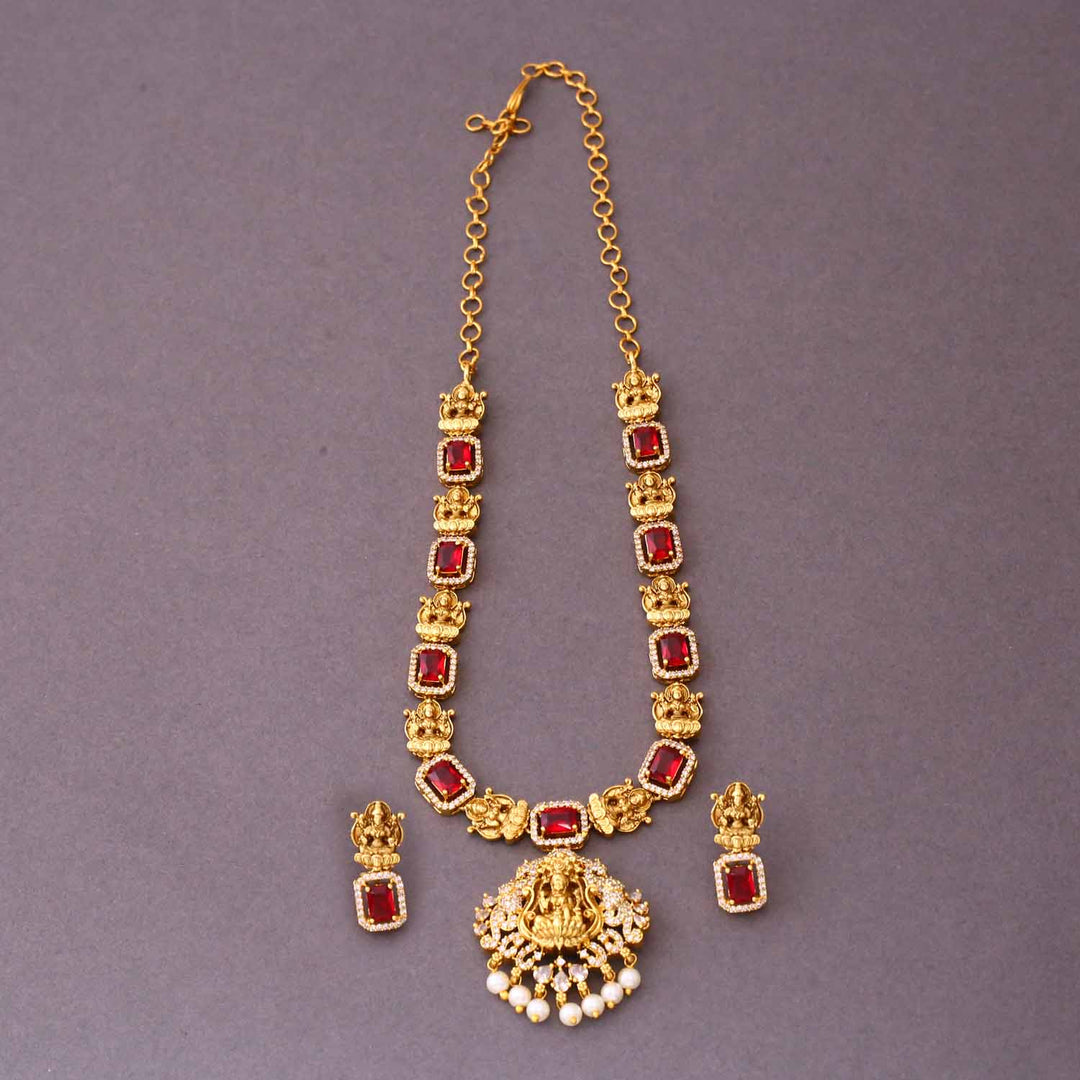 Rani Viruda Temple Jewellery Set - New Arrival