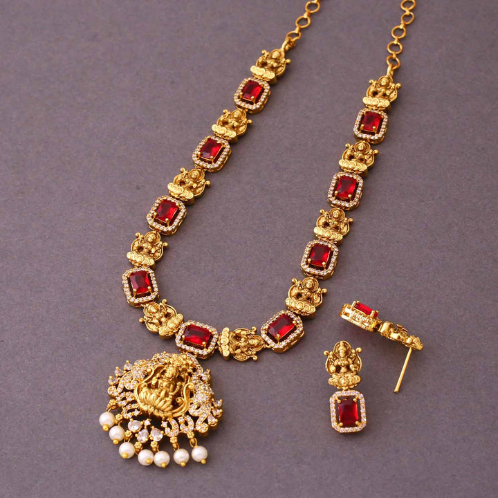 Rani Viruda Temple Jewellery Set - New Arrival