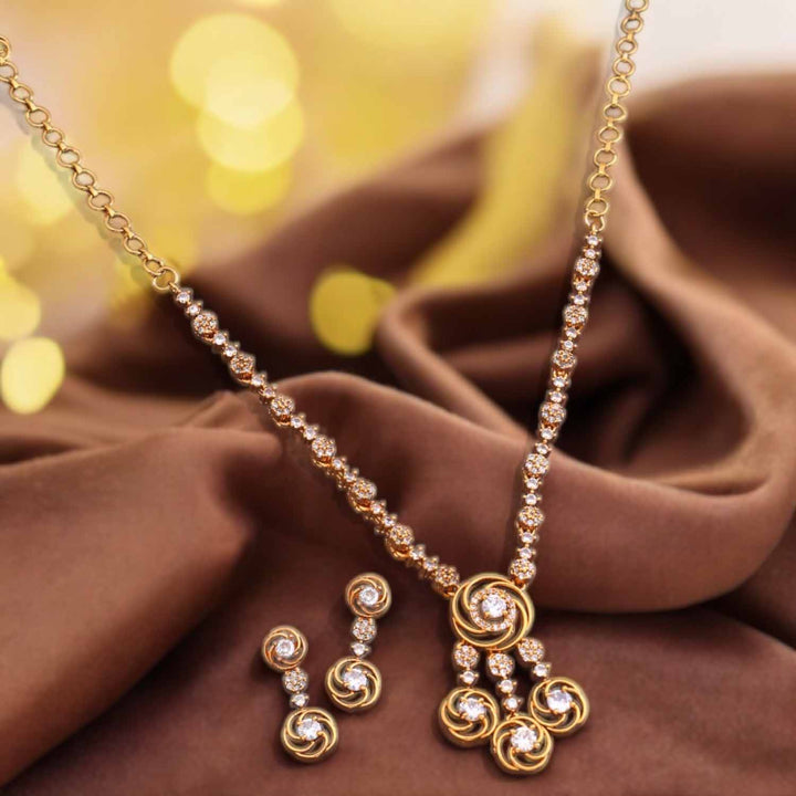 Golden Vishtani Antique Jewellery Set - New Arrival