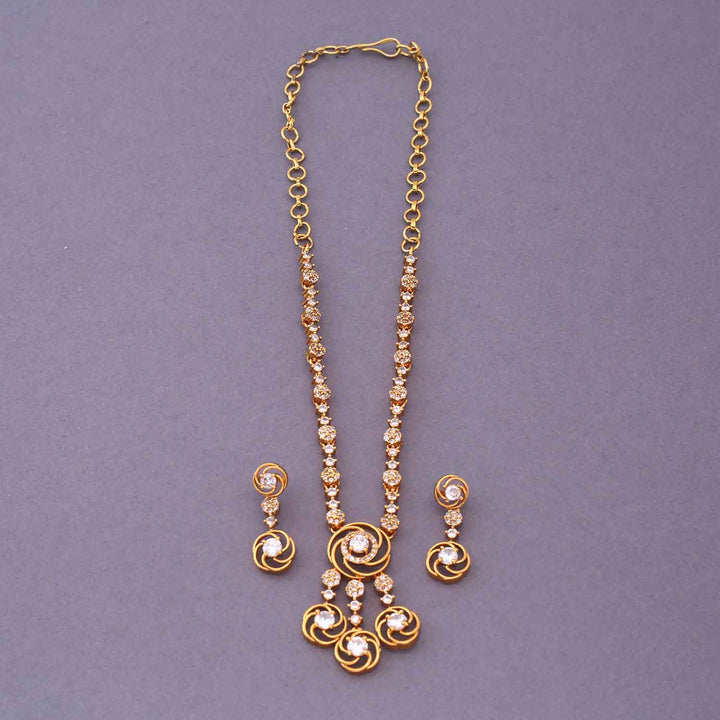 Golden Vishtani Antique Jewellery Set - New Arrival