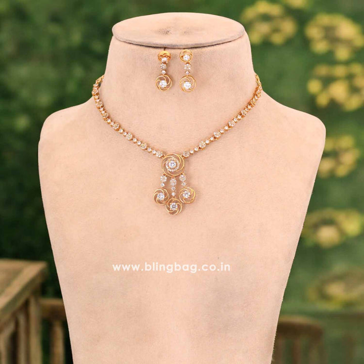 Golden Vishtani Antique Jewellery Set - New Arrival