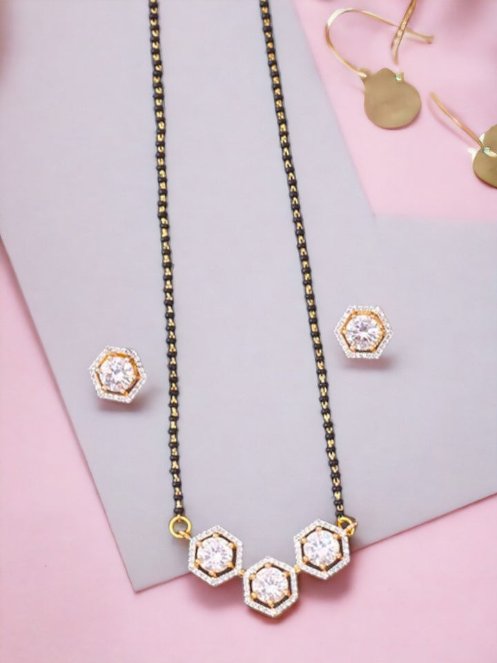 Golden Winona Mangalsutra Set