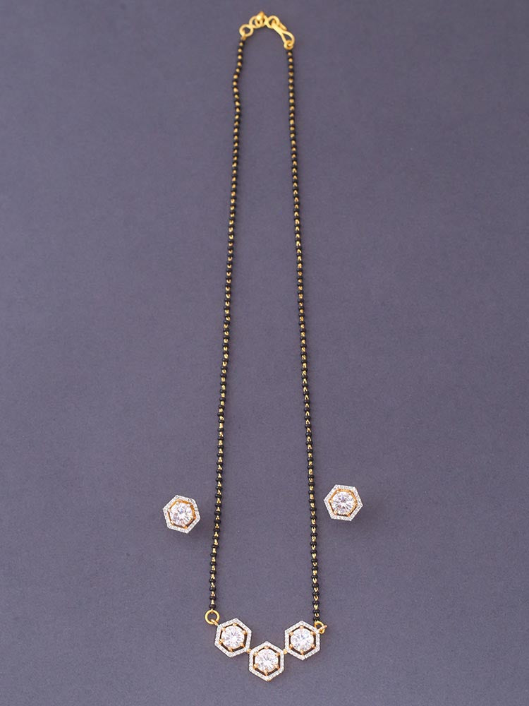 Golden Winona Mangalsutra Set