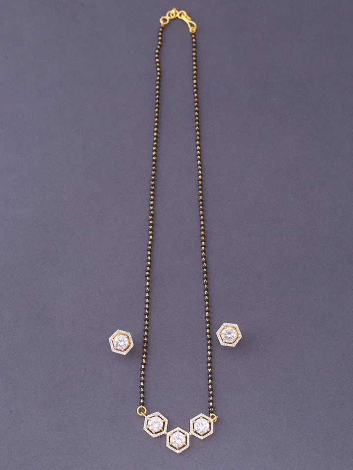 Golden Winona Mangalsutra Set