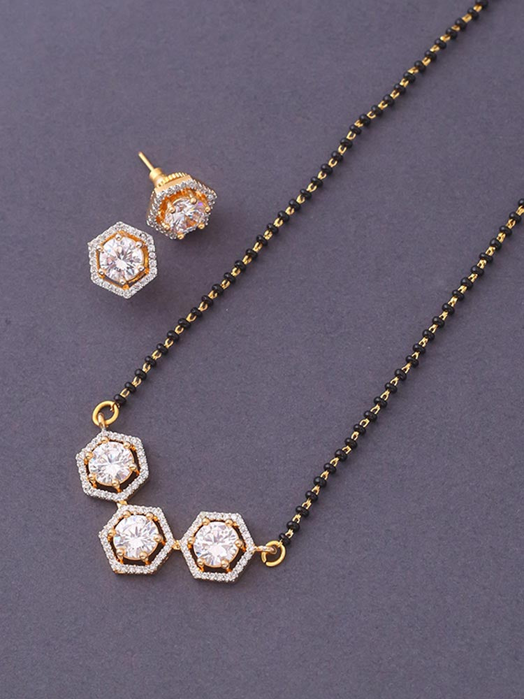 Golden Winona Mangalsutra Set