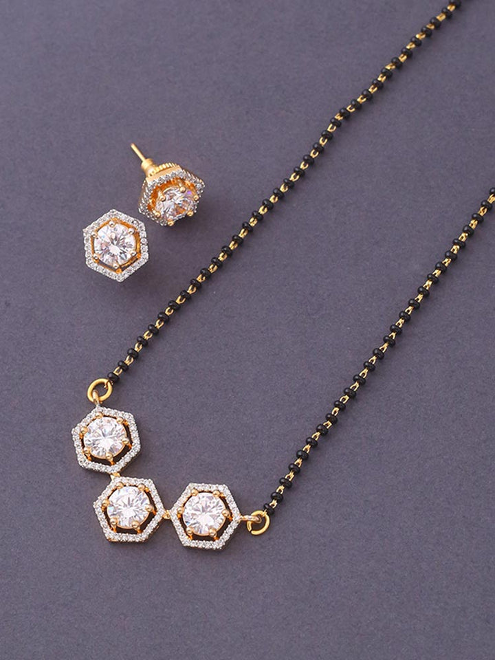 Golden Winona Mangalsutra Set