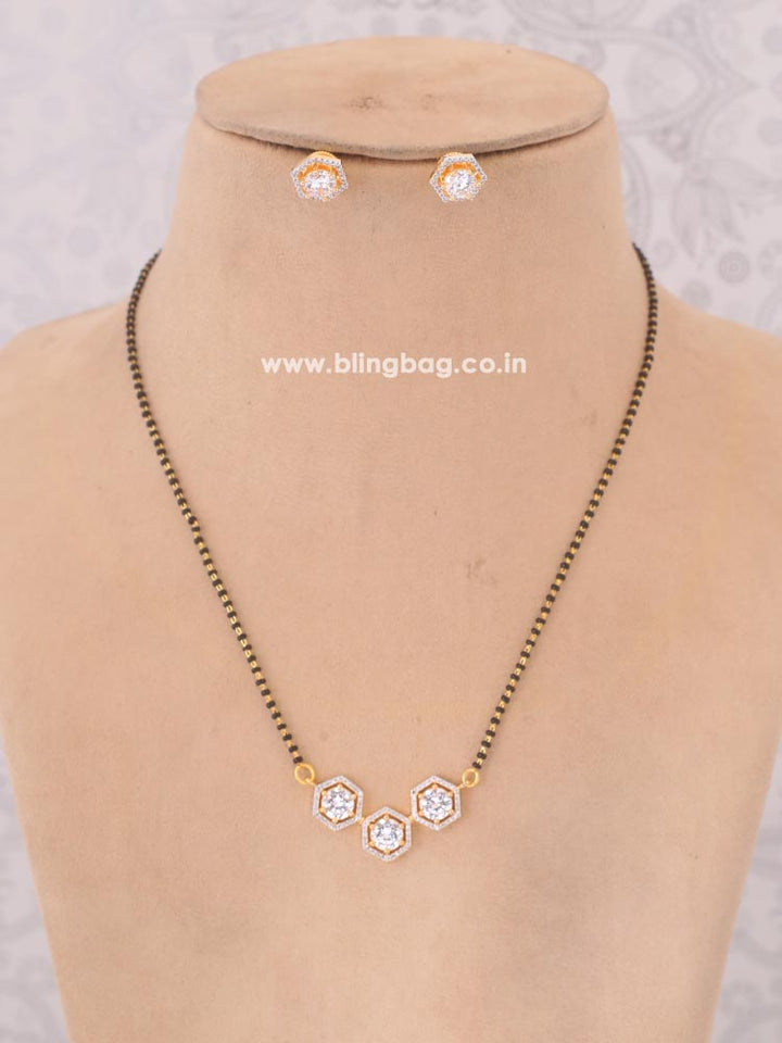 Golden Winona Mangalsutra Set