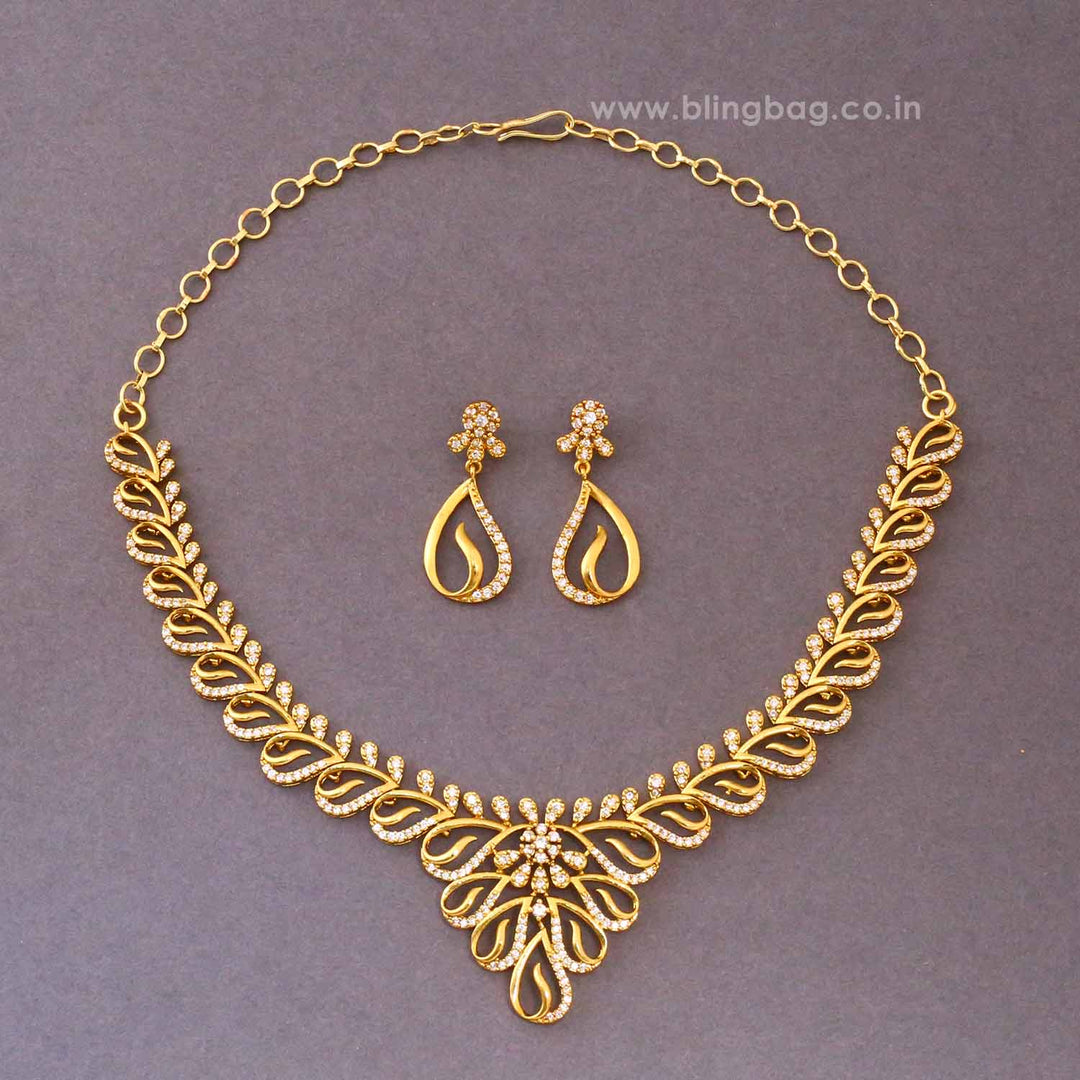 Golden Yashi Antique Jewellery Set- New Arrival