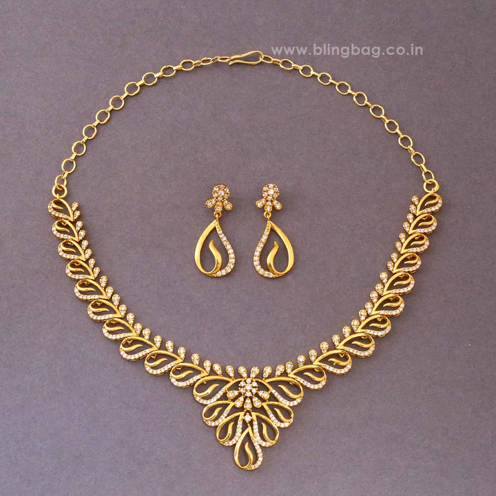 Golden Yashi Antique Jewellery Set- New Arrival