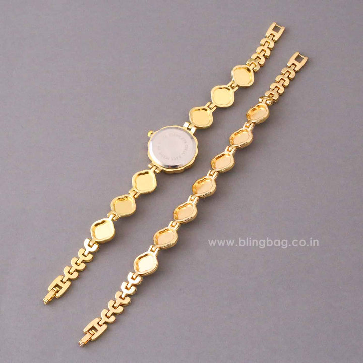 Golden  Yashvi Bracelet Watch
