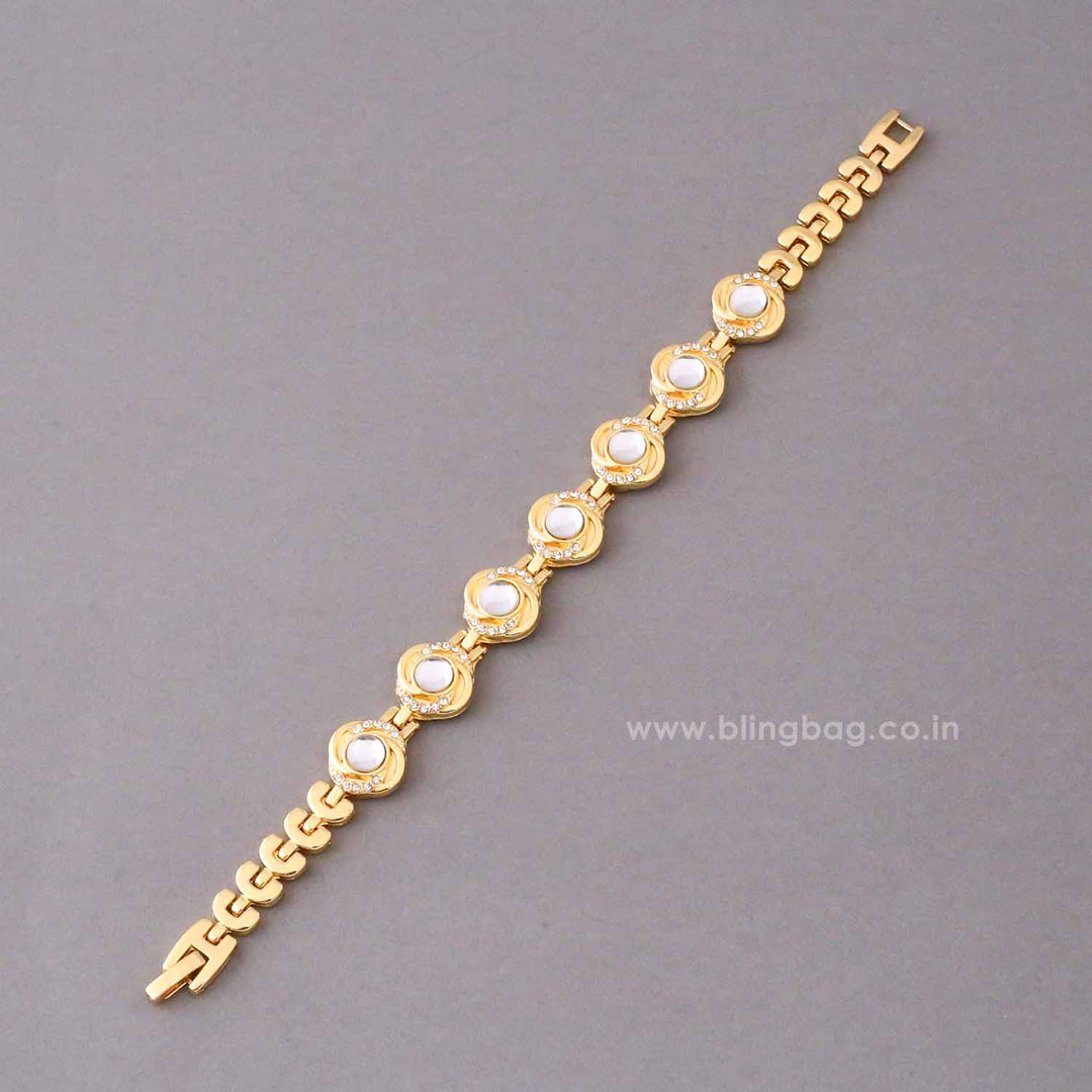 Golden  Yashvi Bracelet Watch