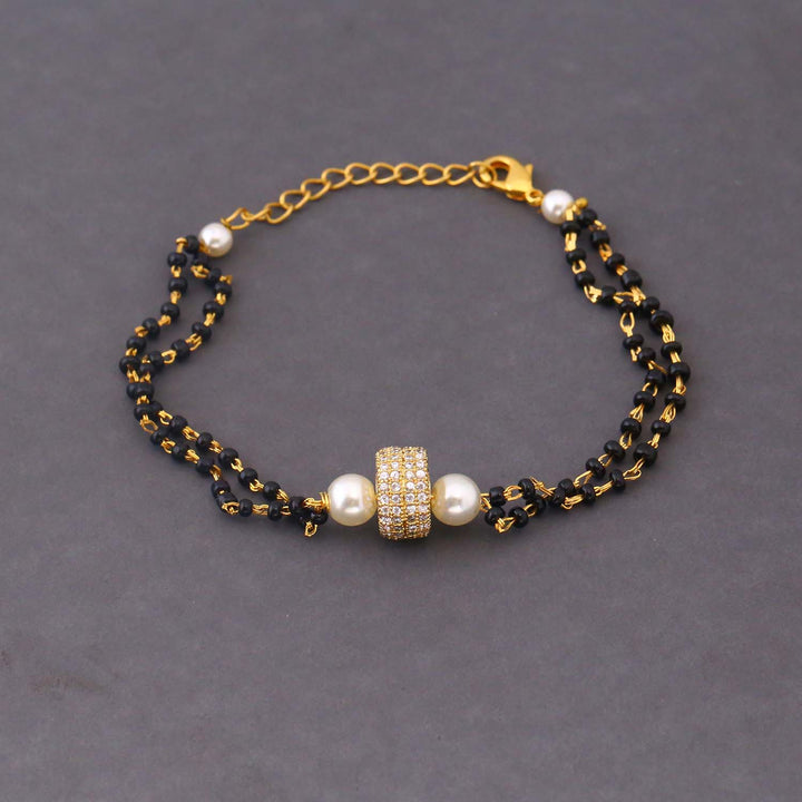 Golden Yaska Mangalsutra Bracelet