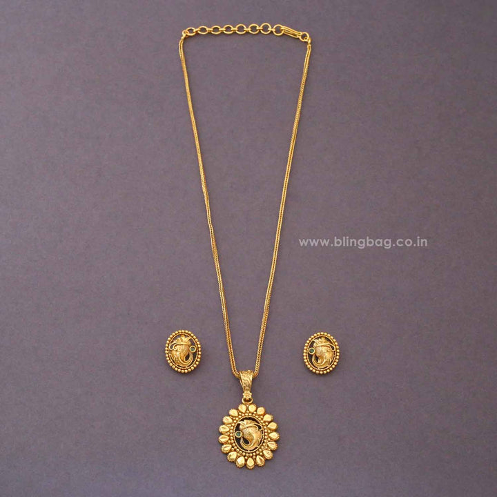 Golden Yavana Antique Jewellery Set - New Arrival