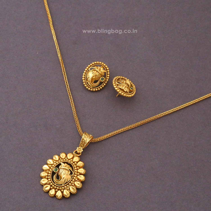 Golden Yavana Antique Jewellery Set - New Arrival