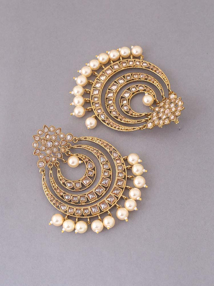 Golden Zara Chandbalis