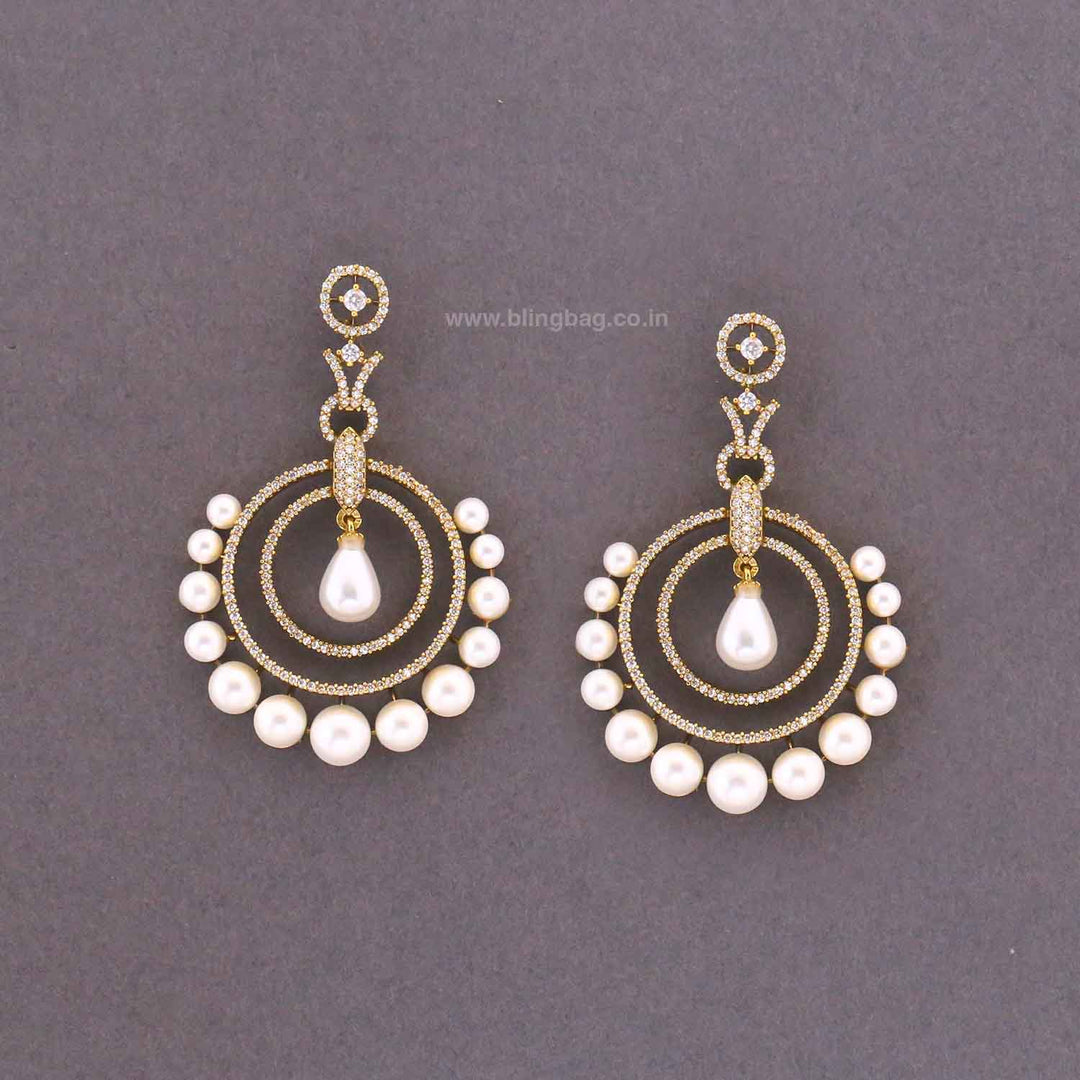 Golden Zarue Victorian Danglers