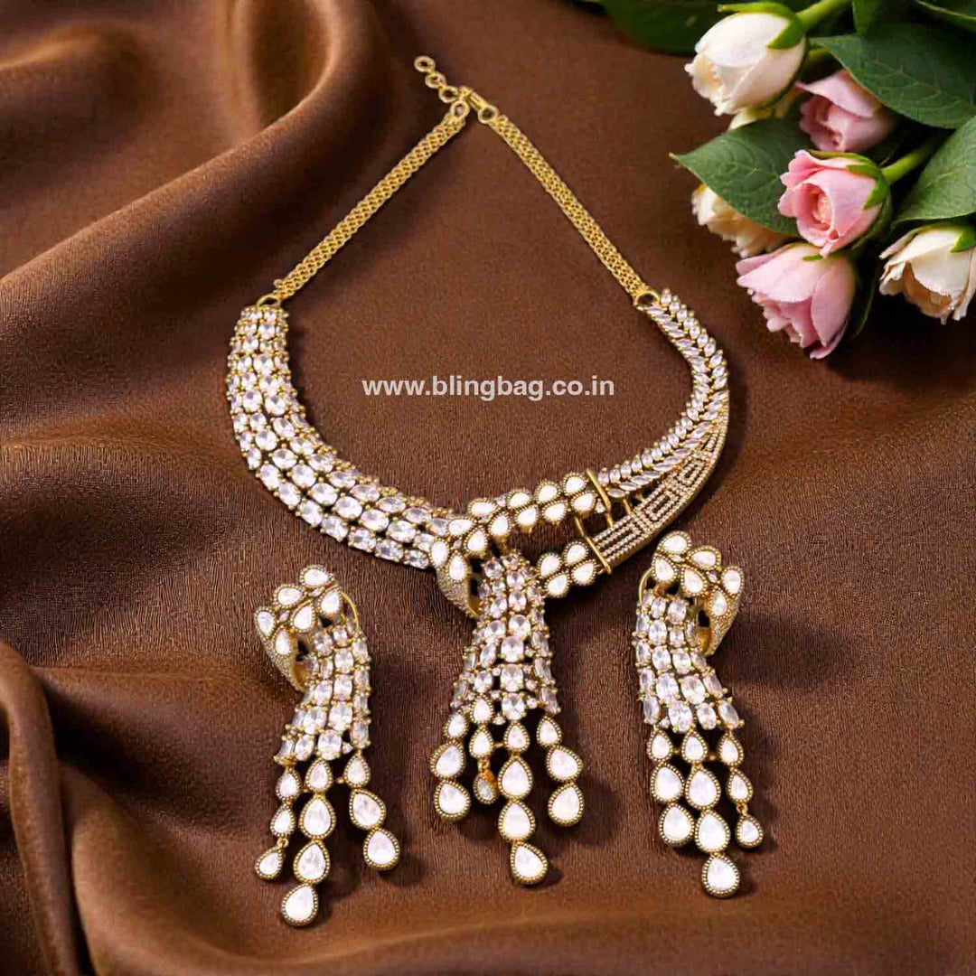 Golden Zenaida Hasli Victorian Jewellery Set- New Arrivals