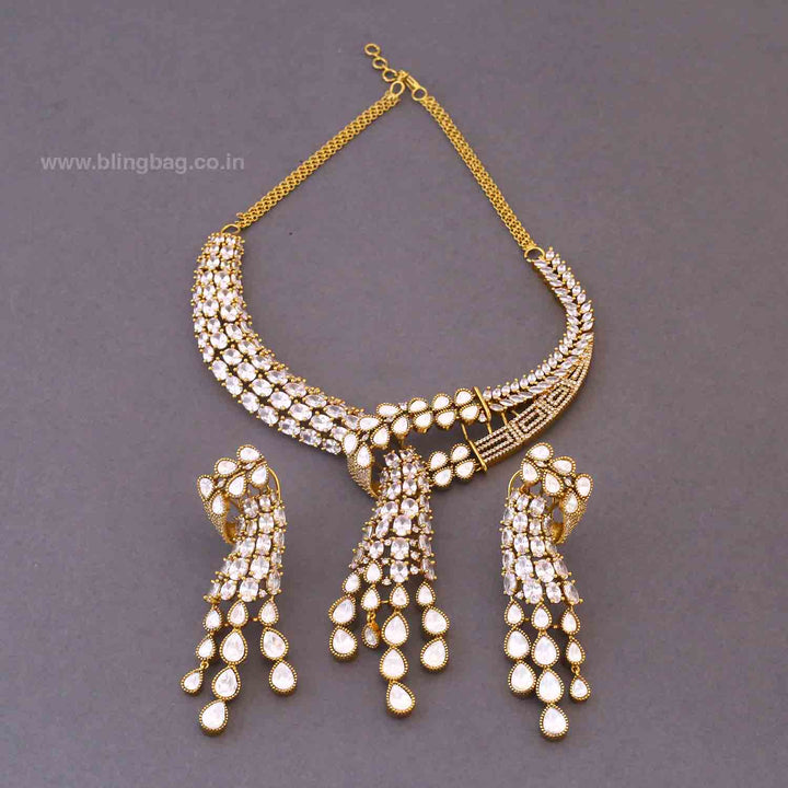 Golden Zenaida Hasli Victorian Jewellery Set- New Arrivals