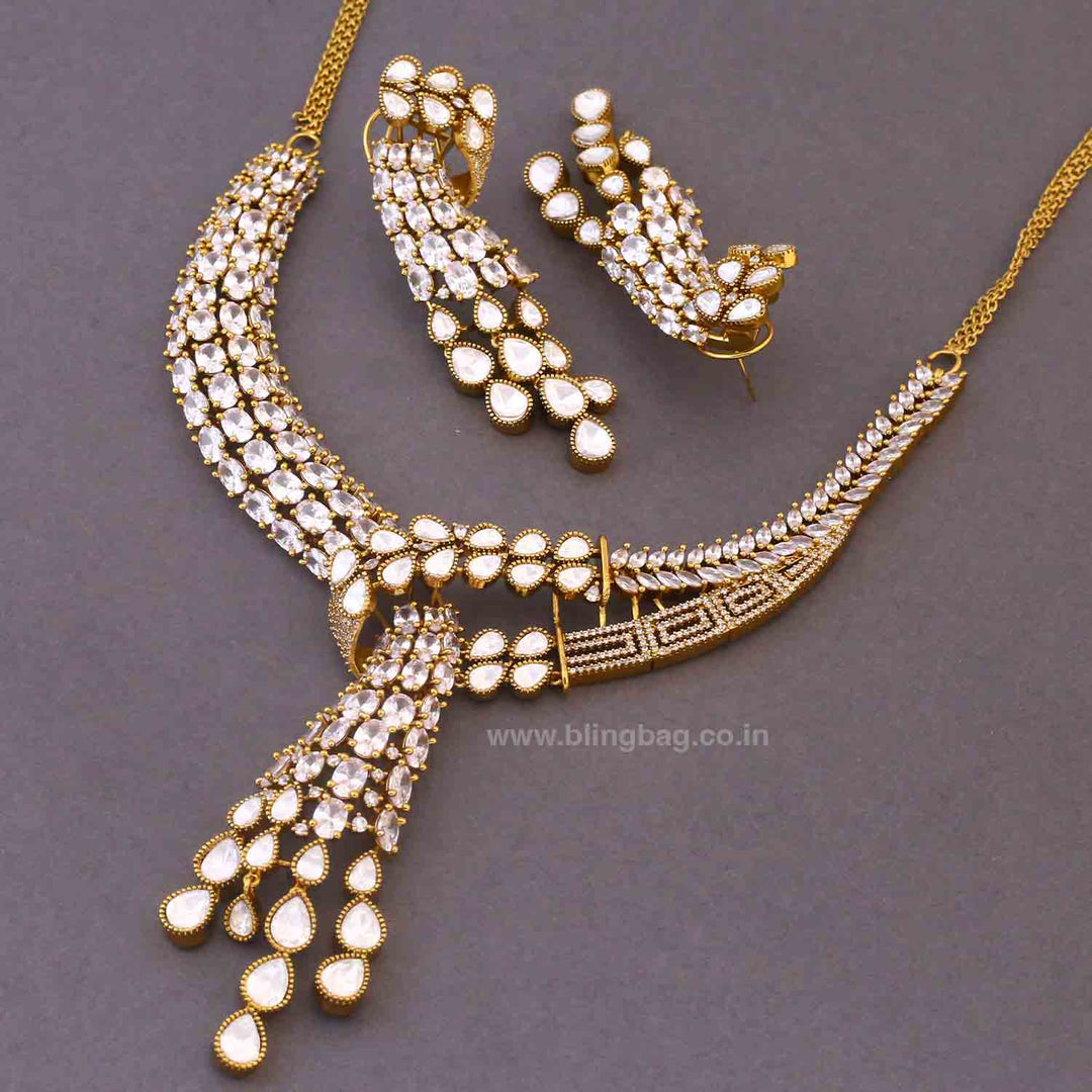 Golden Zenaida Hasli Victorian Jewellery Set- New Arrivals