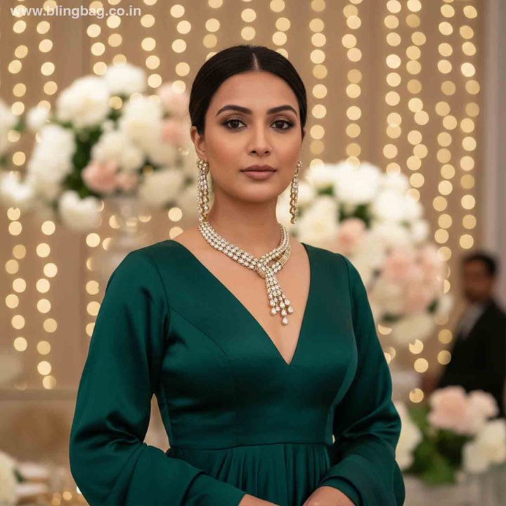 Golden Zenaida Hasli Victorian Jewellery Set- New Arrivals