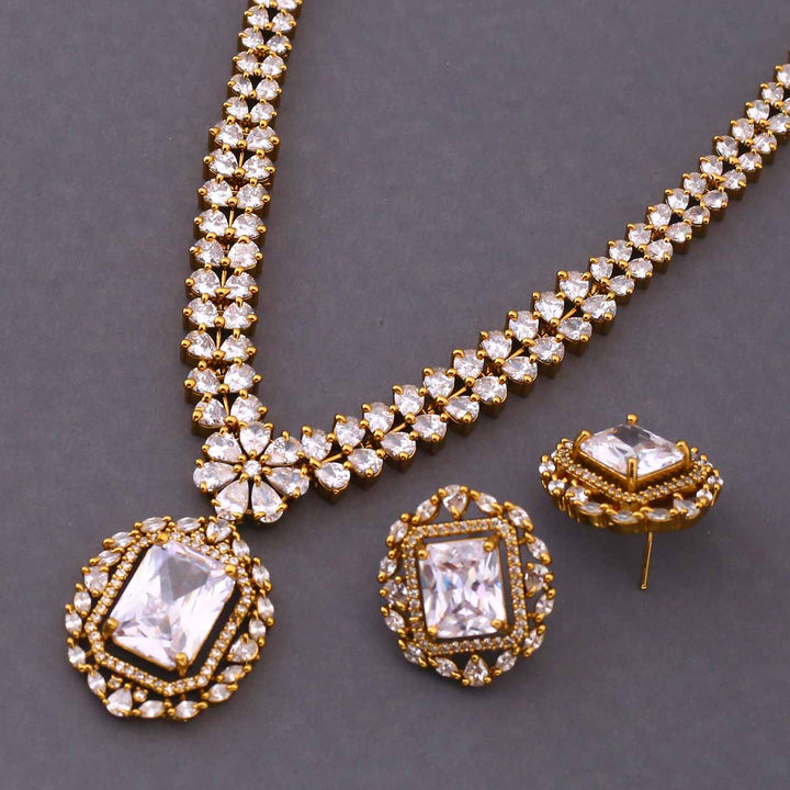 Golden Zevid Victorian Jewellery Set - New Arrival