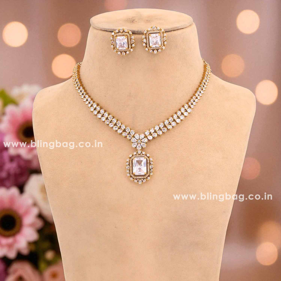 Golden Zevid Victorian Jewellery Set - New Arrival