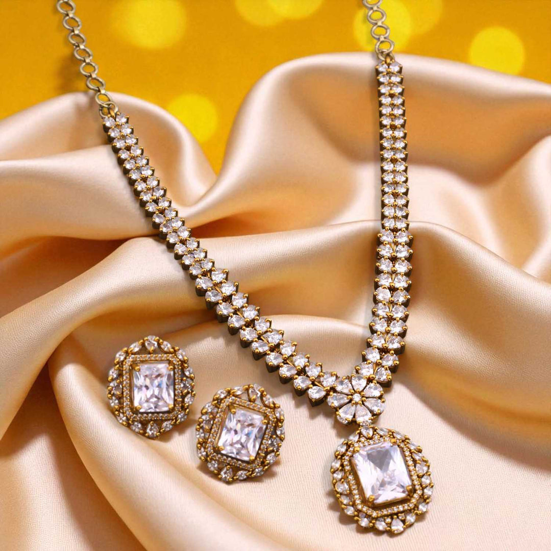 Golden Zevid Victorian Jewellery Set - New Arrival