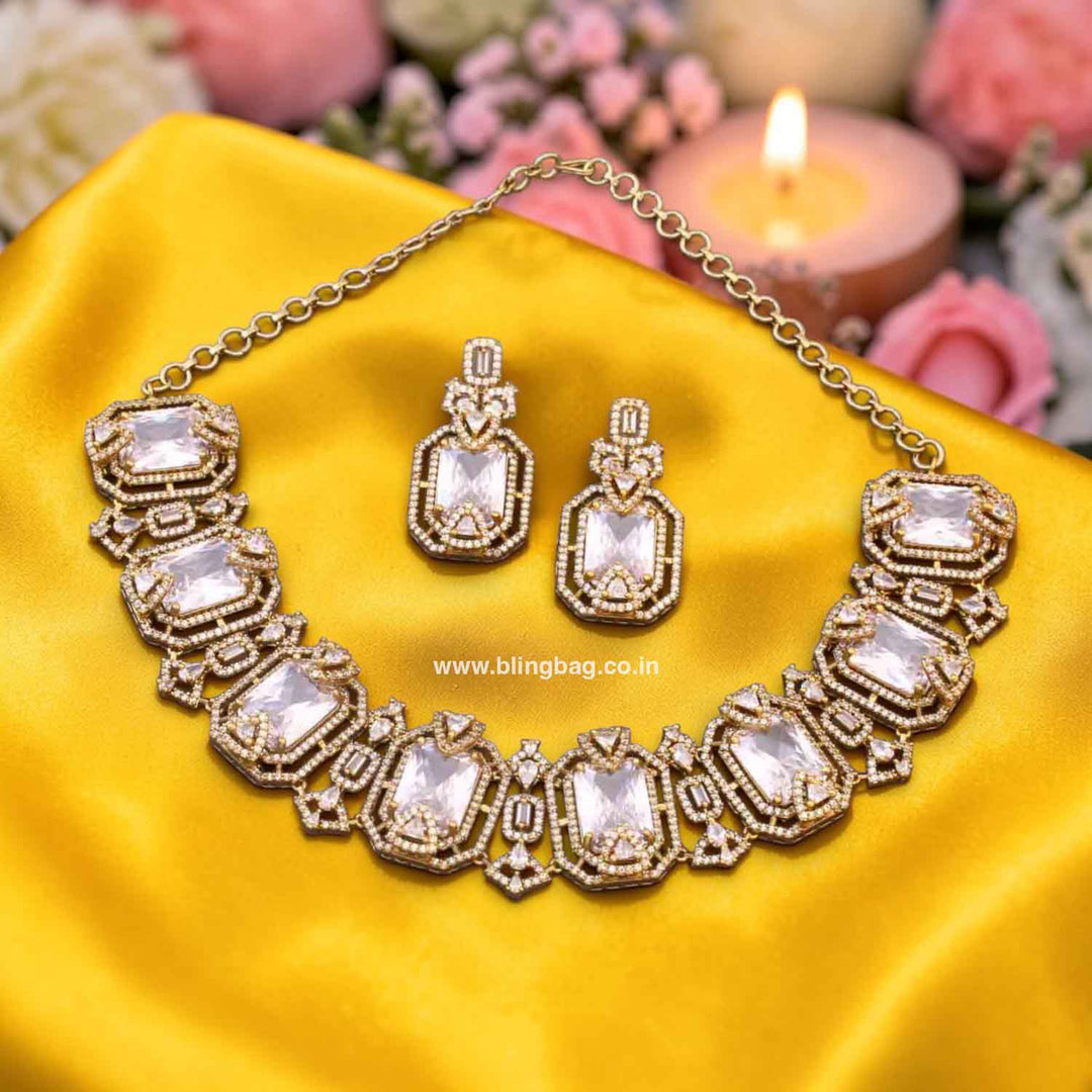 Golden Ziberi Victorian Jewellery Set- New Arrivals