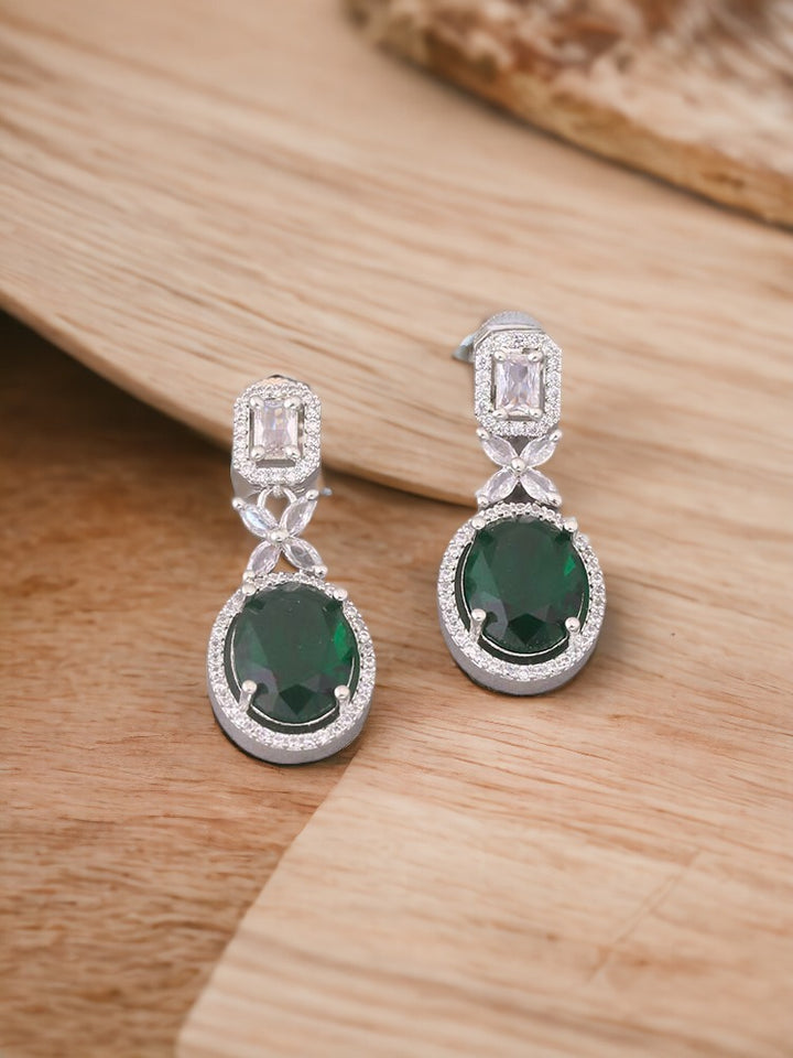 Green Icardi Zirconia Danglers