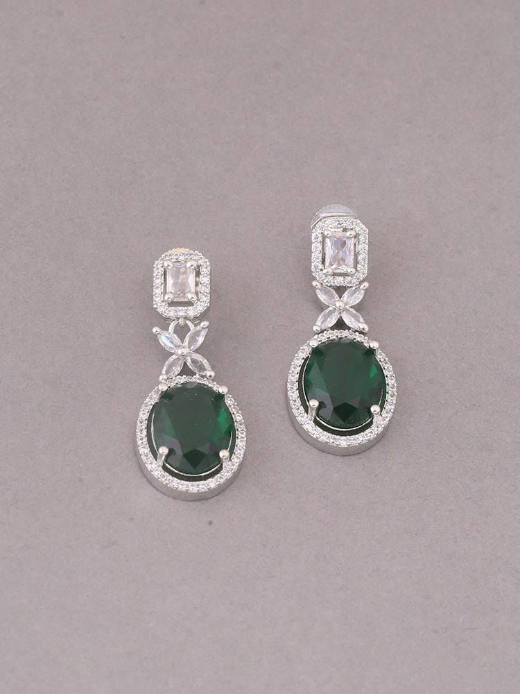 Green Icardi Zirconia Danglers